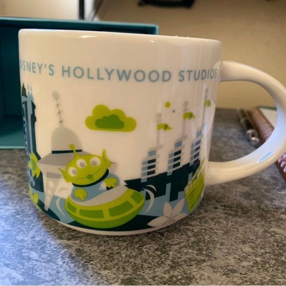 Disney's Hollywood Studios Starbucks YOU ARE HERE collection 14oz mug - Picture 3 of 9